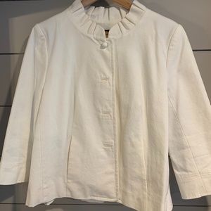 White Jcrew jacket
